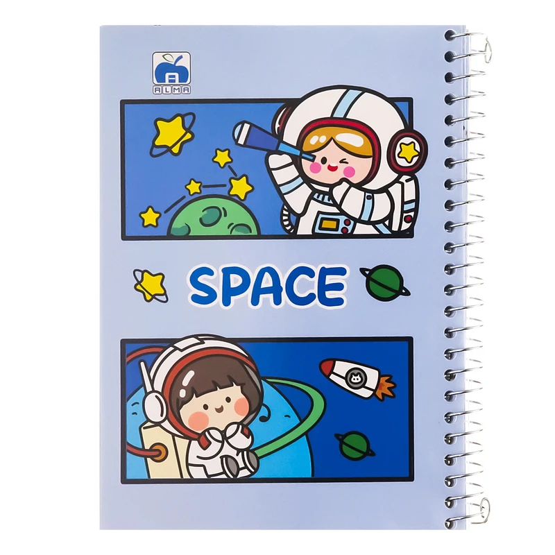 دفترچه یادداشت 80 برگ نهال مدل صفحات طرحدار طرح کارتونی کد 0056