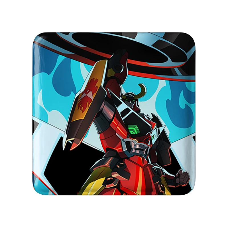 پیکسل خندالو طرح انیمه گورن لاگان مدل مربعی کد 32295