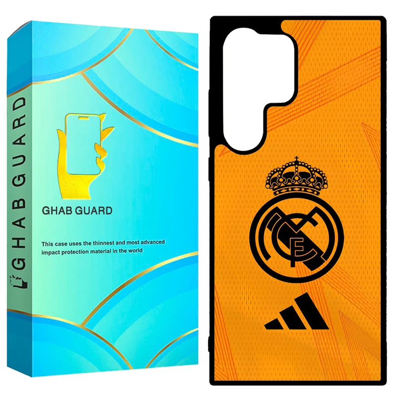 کاور قاب گارد طرح رئال مادرید مدل GCHPD24U مناسب برای گوشی موبایل سامسونگ Galaxy S24 Ultra 5G       
