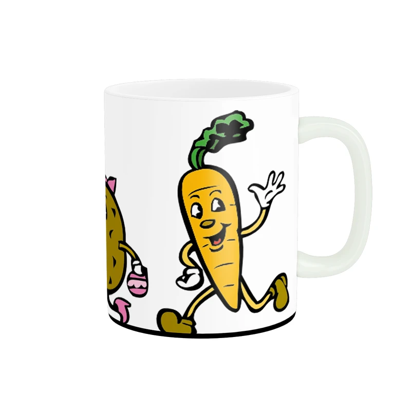 ماگ پاد آفرین مدل هویج، سیب زمینی، سیر کد DKC36