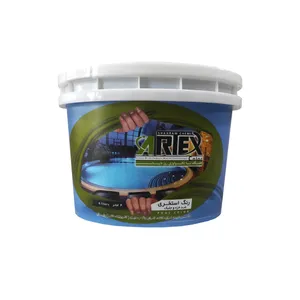 رنگ آبی استخری شهرام شیمی  مدل ARTEX COLOR حجم 4 لیتر