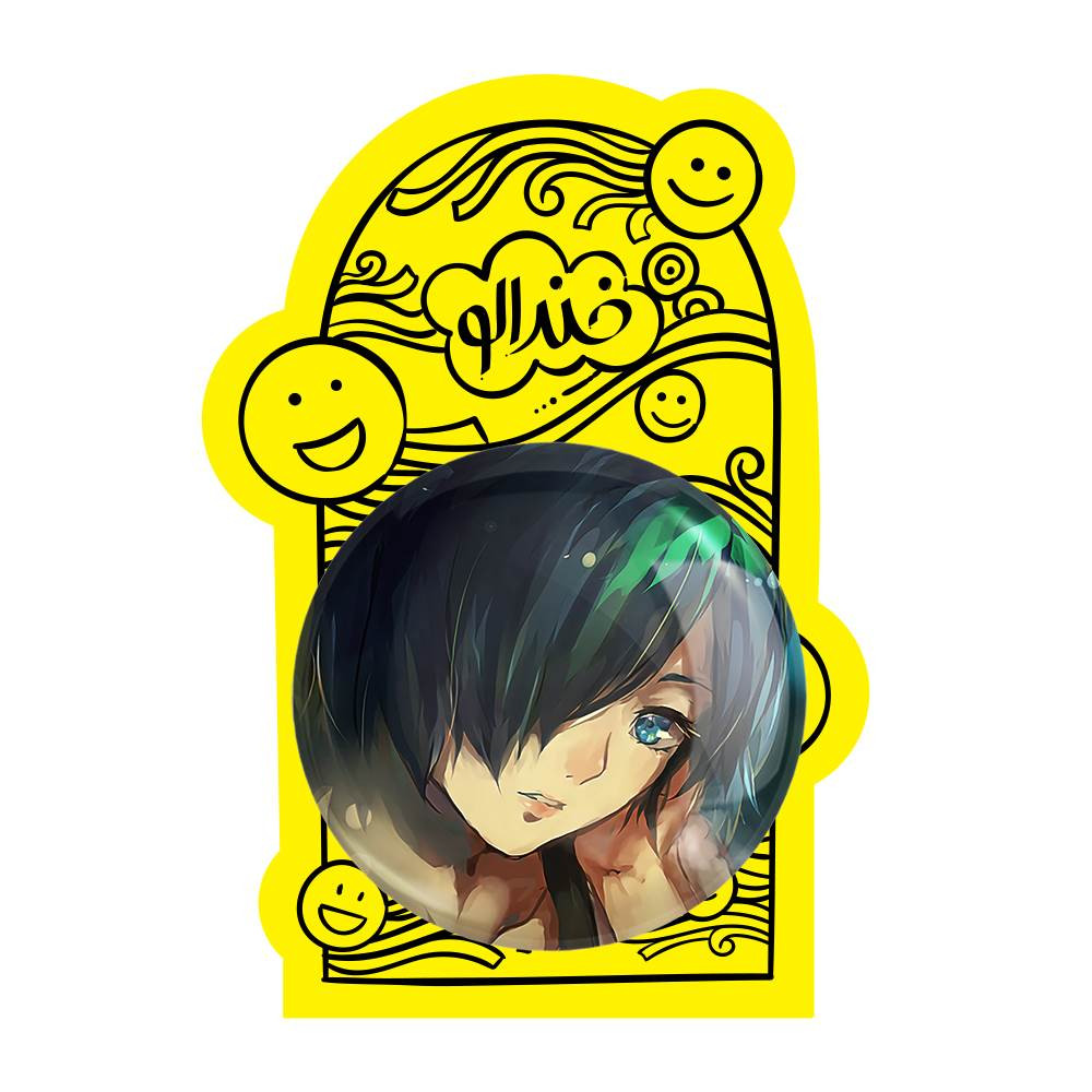 آینه جیبی خندالو مدل توکا کریشیما انیمه توکیو غول Tokyo Ghoul کد 11885 آینه جیبی خندالو مدل توکا کریشیما انیمه توکیو غول Tokyo Ghoul کد 11885