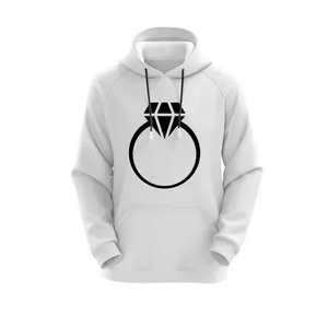 هودی زنانه مدل حلقه کد J179 رنگ سفید