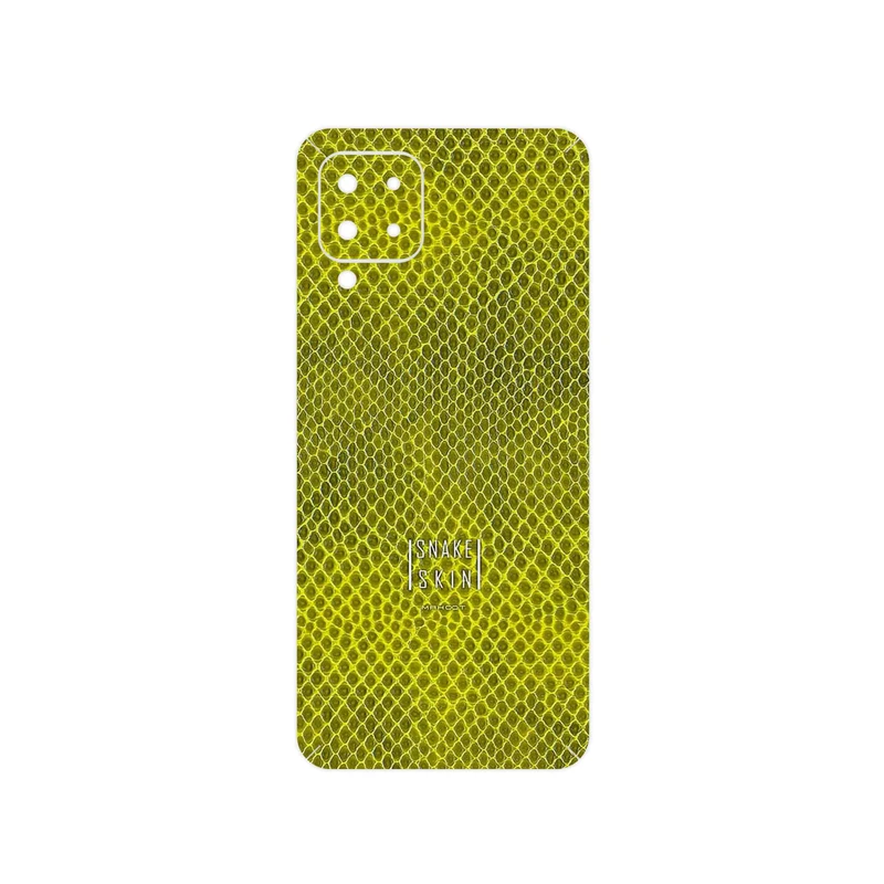 برچسب پوششی ماهوت مدل Yellow Snake Skin مناسب برای گوشی موبایل سامسونگ Galaxy M22