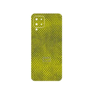 MAHOOT Yellow Snake Skin Cover Sticker for Samsung Galaxy M22