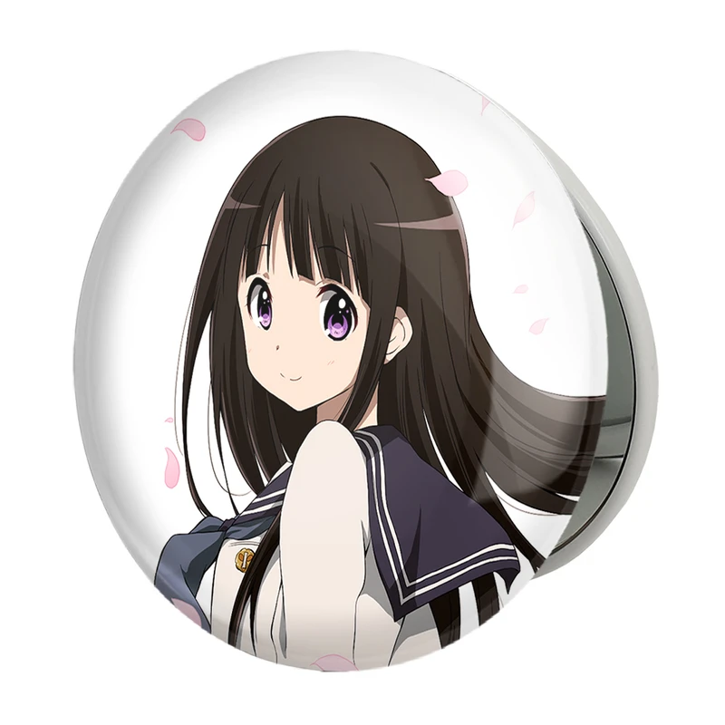 آینه جیبی خندالو طرح چیتاندا انیمه هیوکا Hyouka مدل تاشو کد 17056 