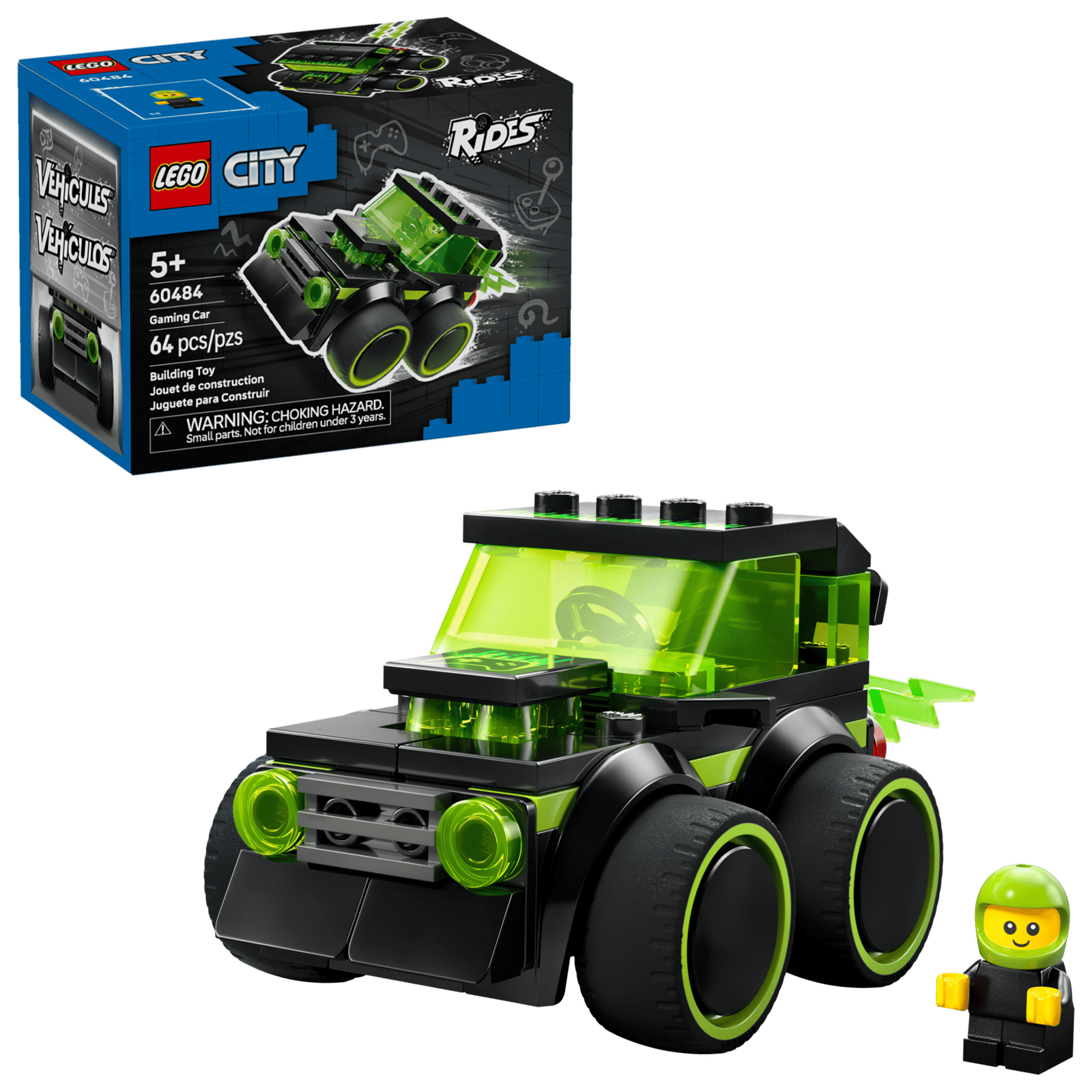 لگو ۶۴ تکه سری City مدل Gaming Car کد 60484 لگو ۶۴ تکه سری City مدل Gaming Car کد 60484