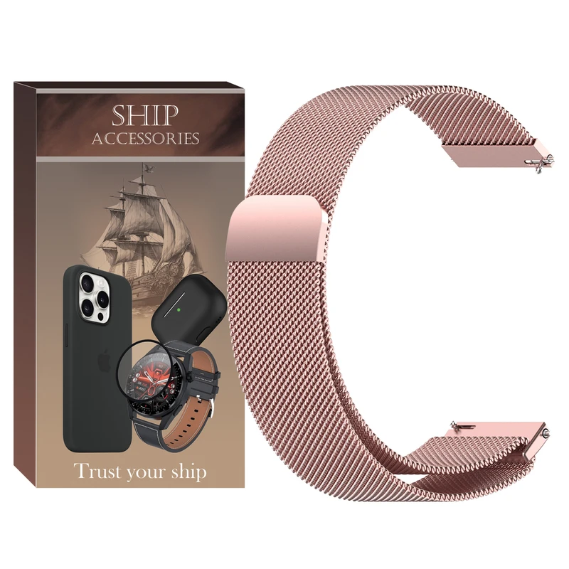 بند شیپ مدل Milanese SH مناسب برای ساعت هوشمند سامسونگ Galaxy Watch 7 44mm / Galaxy Watch 7 40mm / Galaxy Watch FE