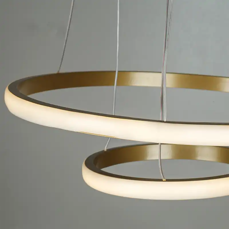 چراغ آویز 2 حلقه چشمه نور کد LC6375/2H-G