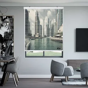 پرده زبرا زیو مدل C-2019 سایز 150x150 سانتی متر