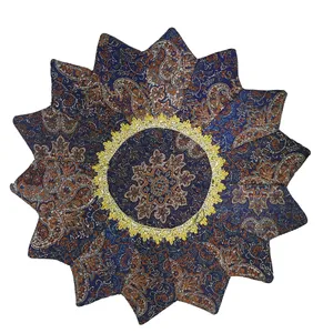 رومیزی ترمه طرح چهل تکه دوزی شده مدل نسترن کد 37