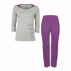 ست تی شرت و شلوار زنانه مدل 6027