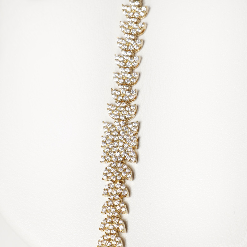 نیم ست طلا 18 عیار زنانه مدل ولنتینو