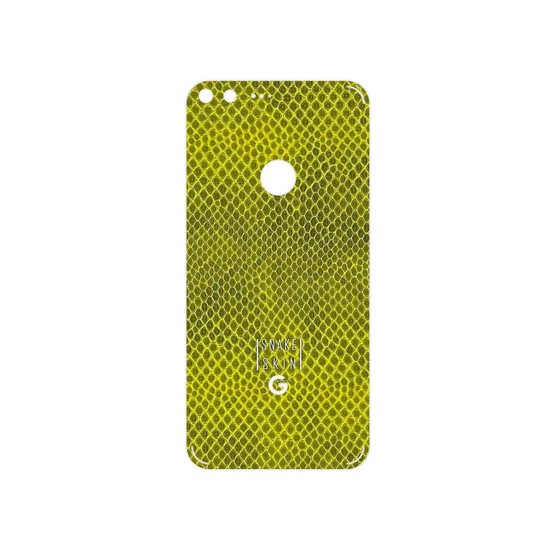 برچسب پوششی ماهوت مدل Yellow Snake Skin مناسب برای گوشی موبایل گوگل Pixel