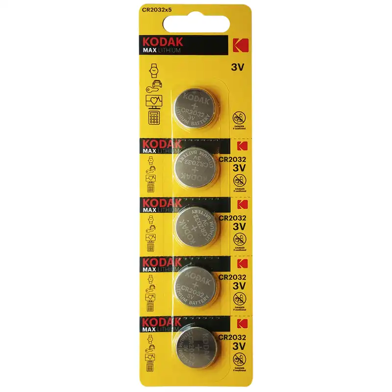 باتری سکه ای کداک مدل 2032 بسته 5 عددی
