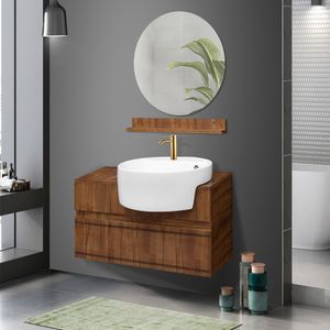 نقد و بررسی ست کابینت و روشویی آزالیا مدل Milana 15 به همراه آینه و شلف توسط خریداران