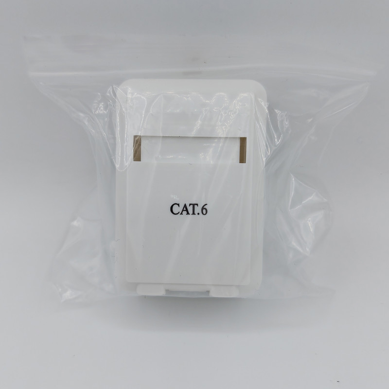 باکس کیستون شبکه  CAT6 مدل شاتردار بسته 10 عددی 3