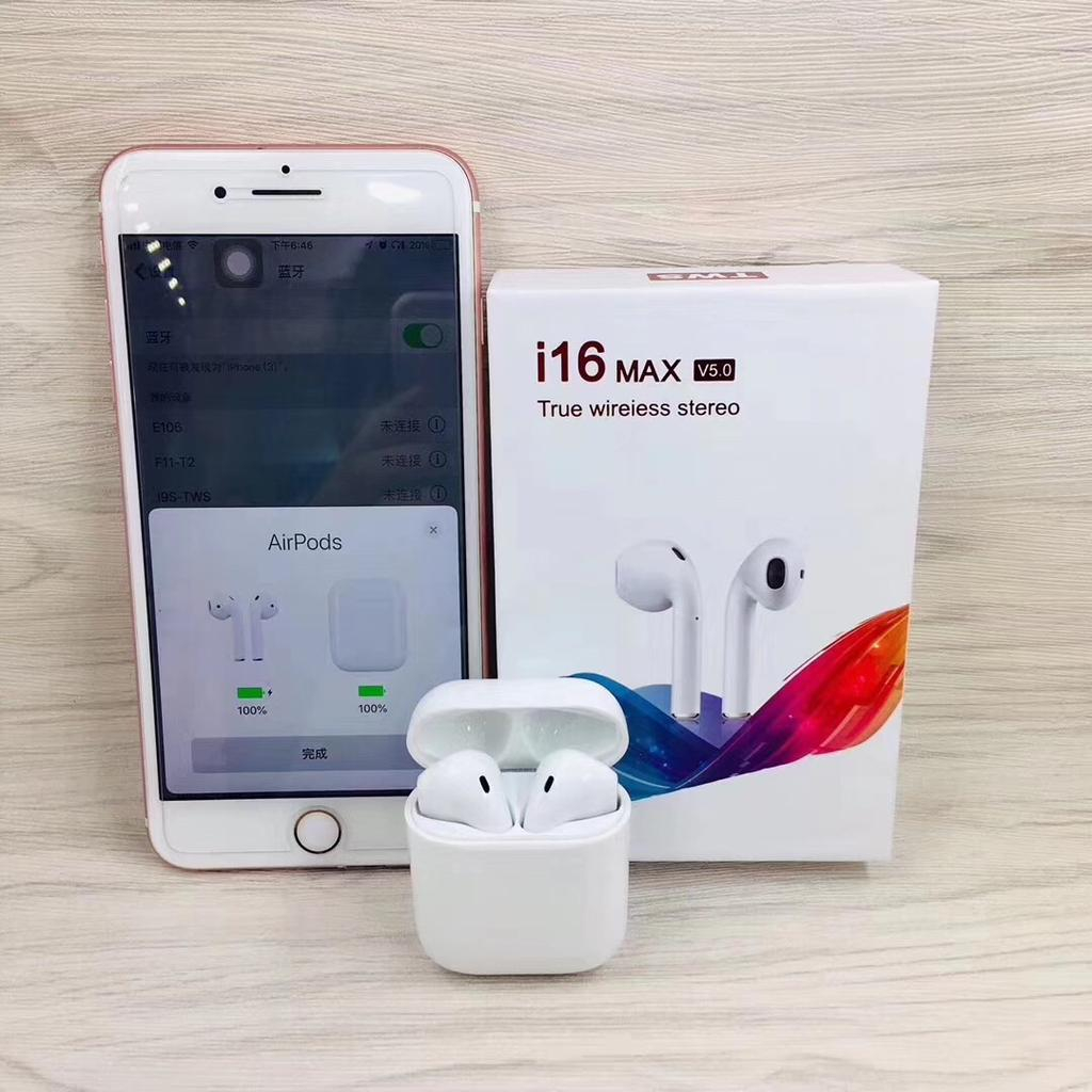 مشخصات، قیمت و خرید هندزفری بی سیم مدل i16-MAX | دیجی\u200cکالا