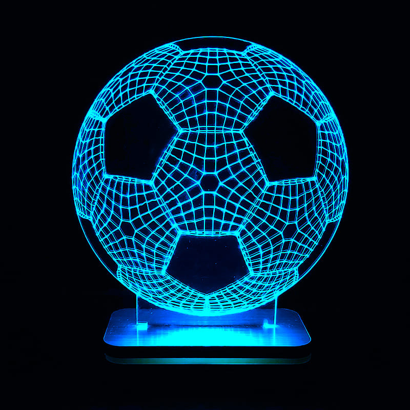 چراغ خواب سان لیزر طرح توپ فوتبال مدل کلید دار