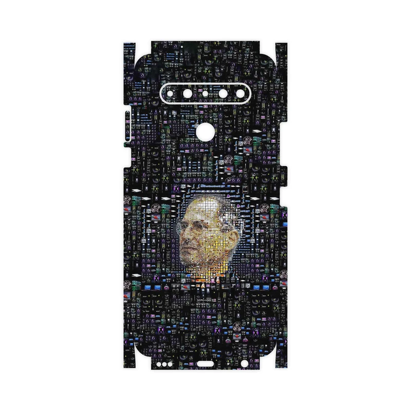 برچسب پوششی ماهوت مدل 2 Collage of Steve Jobs-FullSkin مناسب برای گوشی موبایل ال جی K61