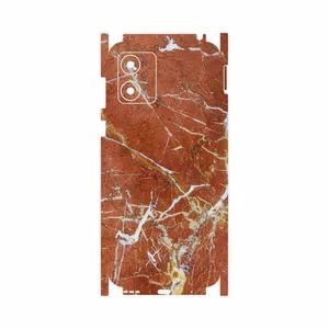 MAHOOT Red Marble-FullSkin Cover Sticker for Motorola Moto E13