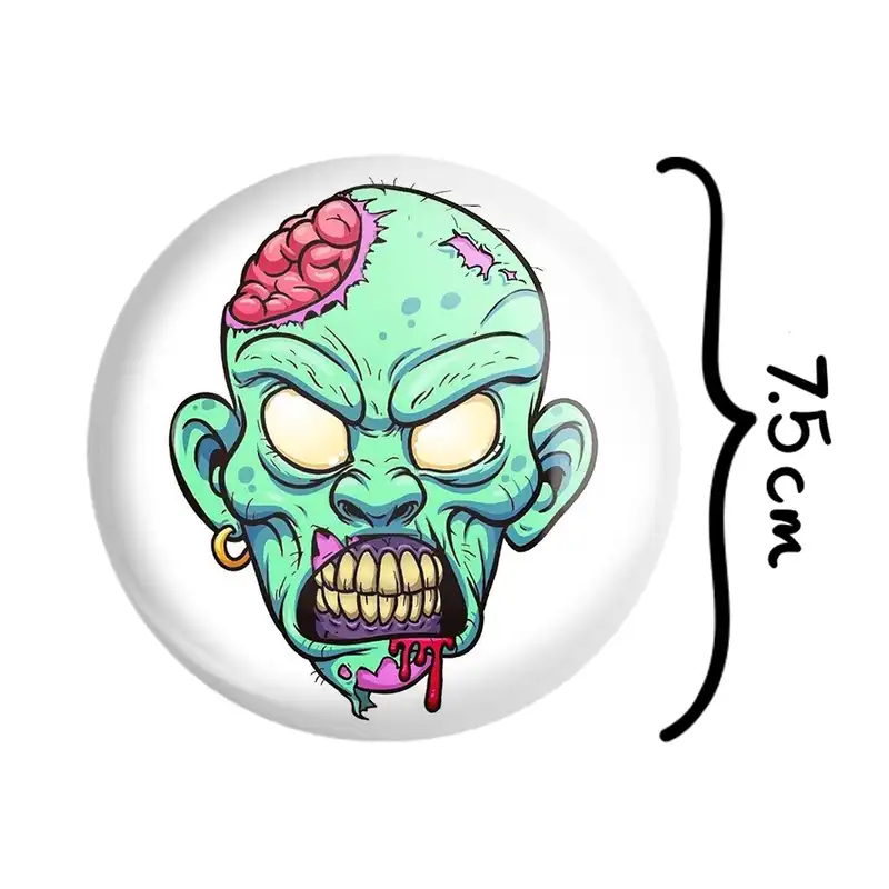 آینه جیبی خندالو طرح اسکلت  مدل تاشو کد 1522