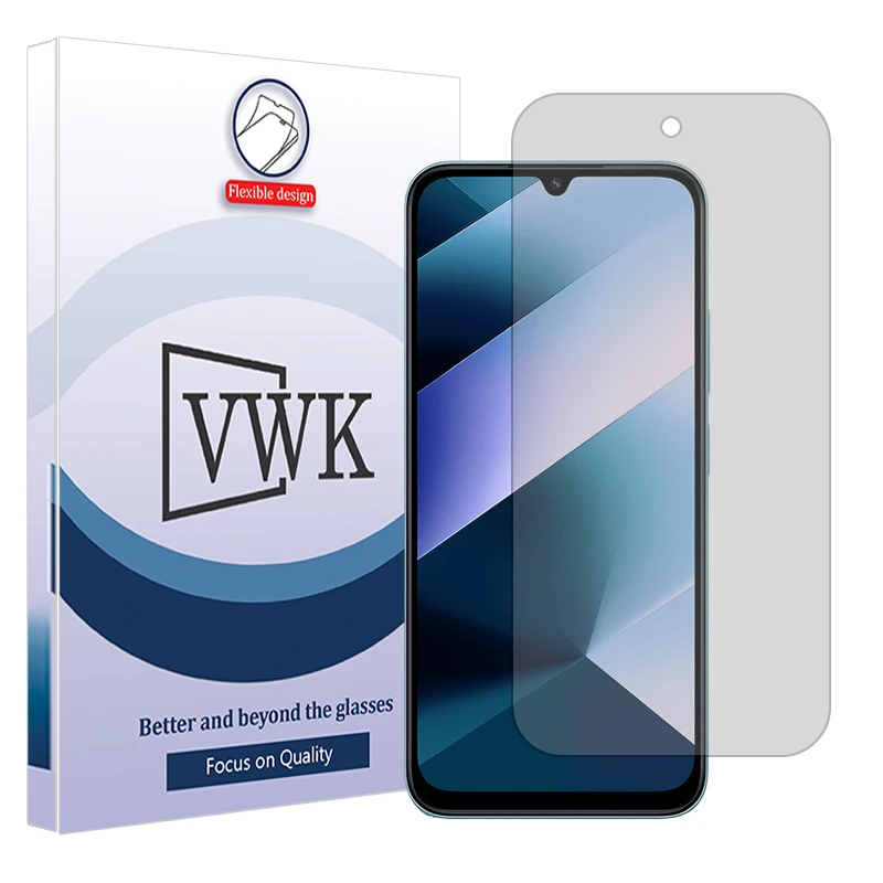 محافظ صفحه نمایش شفاف وی دبلیو کی مدل Tough مناسب برای گوشی موبایل شیائومی Poco C85 4G 