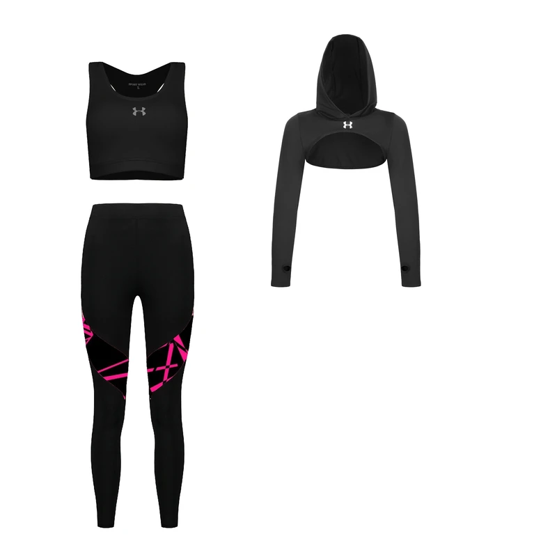 ست 3 تکه لباس ورزشی زنانه مدل  1409-1801-k70