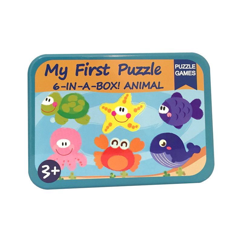 پازل 27 تکه مدل حیوانات دریایی بسته 6 عددی