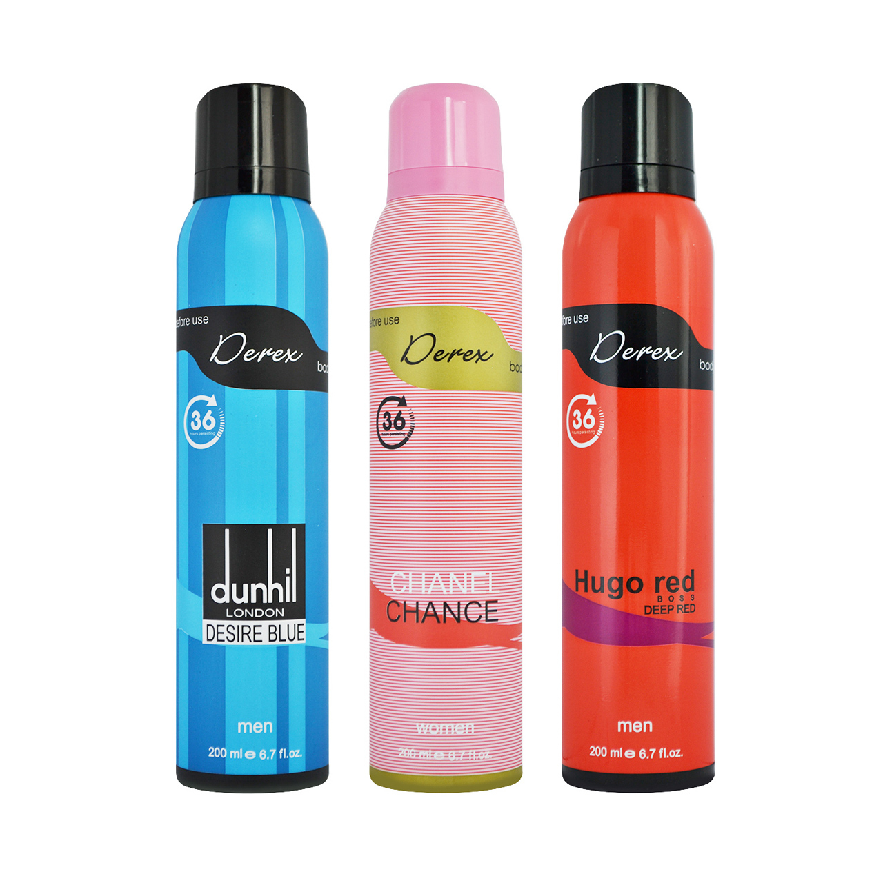 اسپری بدن زنانه دریکس مدل T09 حجم 200 میلی لیتر مجموعه ۳ عددی