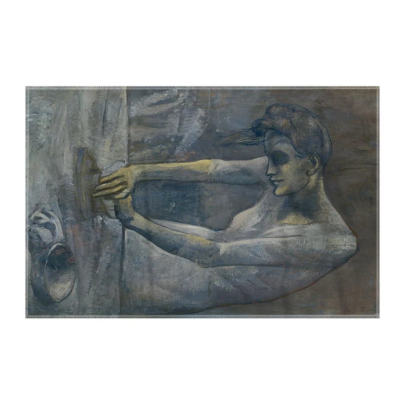 کاغذ کادو ترمه طراحان ایده مدل زنی که اتو می کند از پیکاسو کد art0318