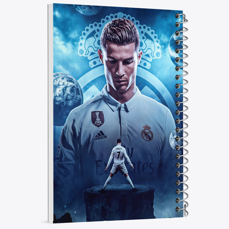 دفتر نقاشی 50 برگ خندالو طرح کریستیانو رونالدو کد N51