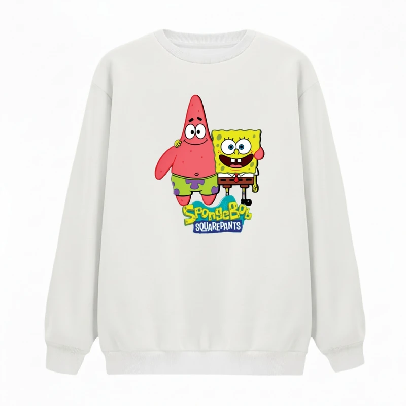 سویشرت زنانه مدل باب اسفنجی و پاتریک کد v6 