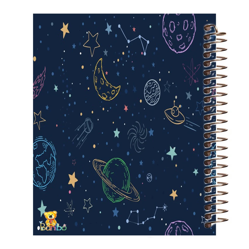 دفتر نقاشی 50 برگ بانیبو مدل کهکشان کد 554