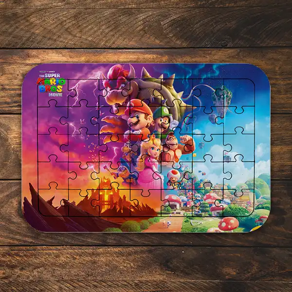 پازل 35 تکه طرح انیمیشن برادران سوپر ماریو کد NI2367