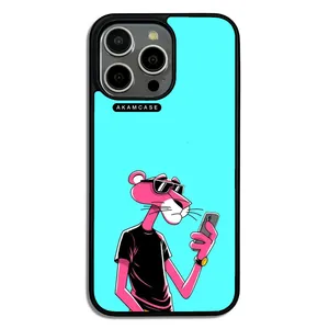 AKAM AMC-WA15PROMAX-PINK PANTHER1 Cover For Apple iPhone 15 Pro Max