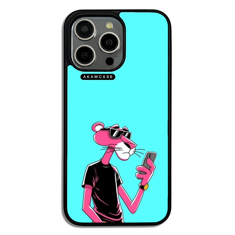 کاور آکام مدل AMC-WA15PROMAX-PINK PANTHER1 مناسب برای گوشی موبایل اپل iPhone 15 Pro Max