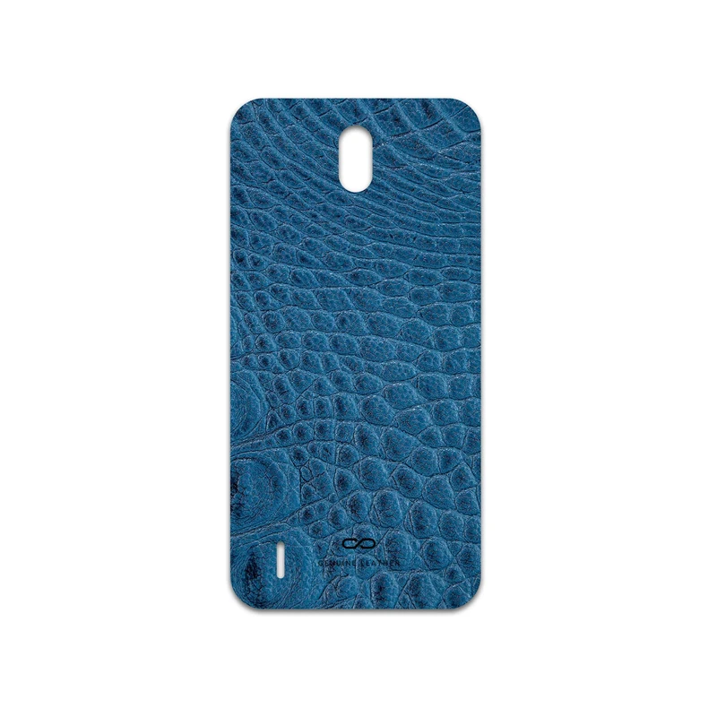 برچسب پوششی ماهوت مدل Blue-Crocodile-Leather مناسب برای گوشی موبایل نوکیا C1