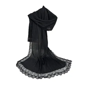 شال زنانه مدل نخی پیلیسه دور گیپور کد 3