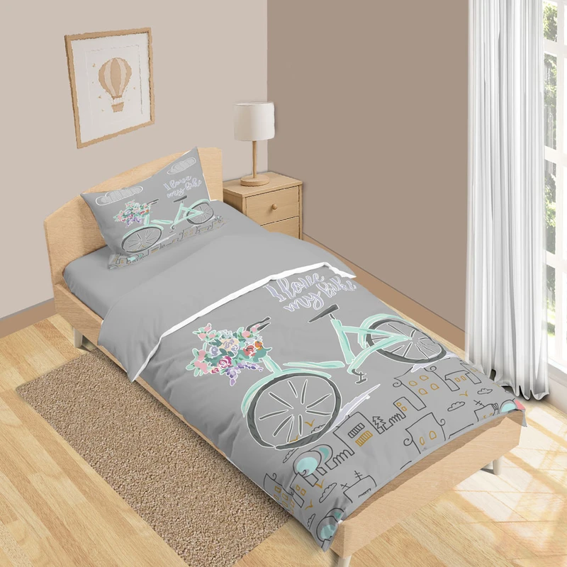 سرویس روتختی 1 نفر 5 تکه نوپه هوم مدل دوچرخه T6410