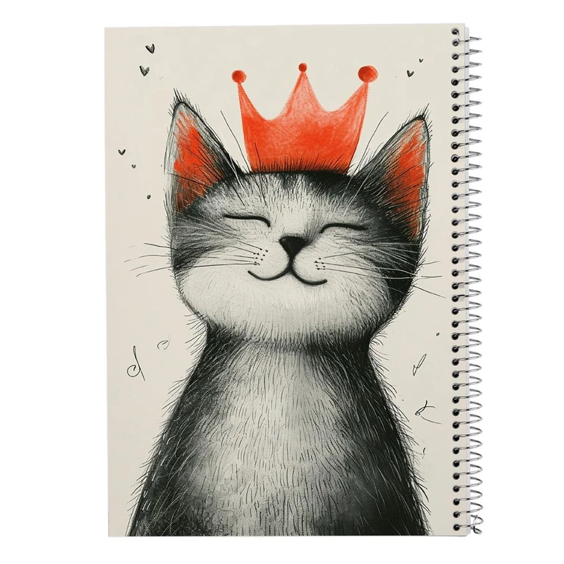 دفتر شطرنجی 50 برگ مدوپد طرح موجودات فانتزی کد DF17015