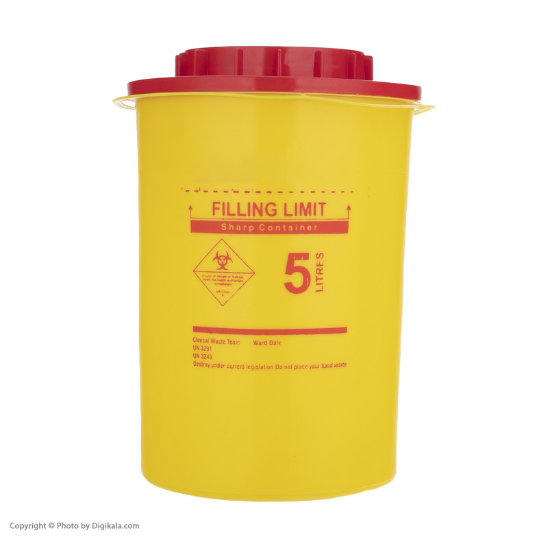 سیفتی باکس بهار زیست مدل استوانه ظرفیت 5 لیتر