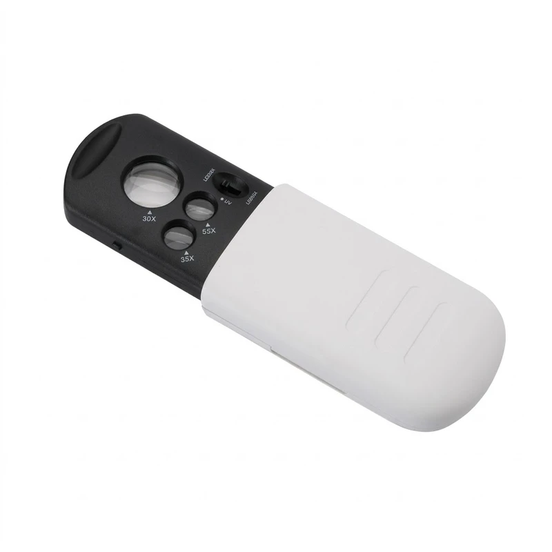 ذره‌بین مدل TH-517 با نور LED سفید و نور UV