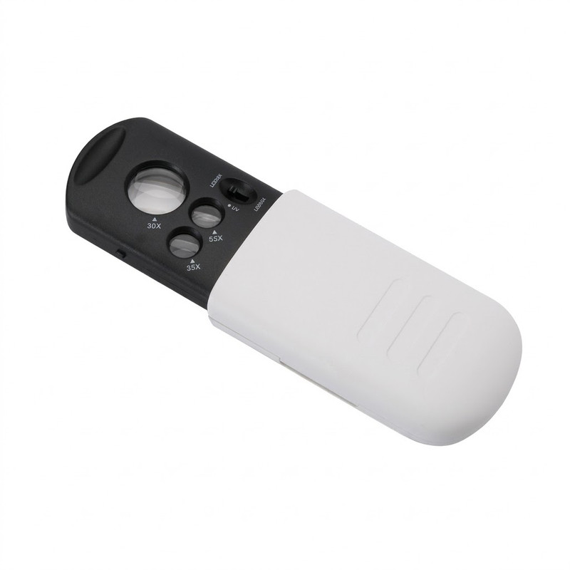 ذره‌بین مدل TH-517 با نور LED سفید و نور UV
