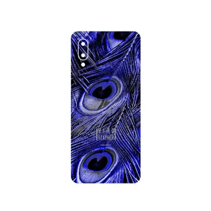 MAHOOT Purple Feather Cover Sticker for Samsung Galaxy A02