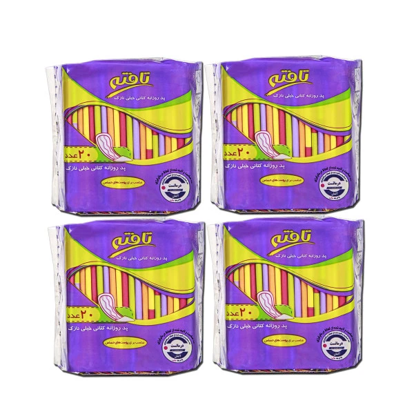 پد بهداشتی تافته مدل UltraThin مجموعه 4 عددی 