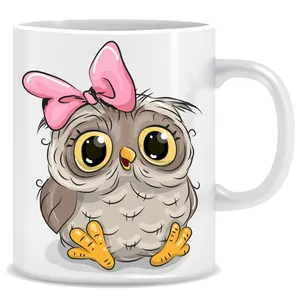 ماگ سرامیکی طرح جغد کد 01