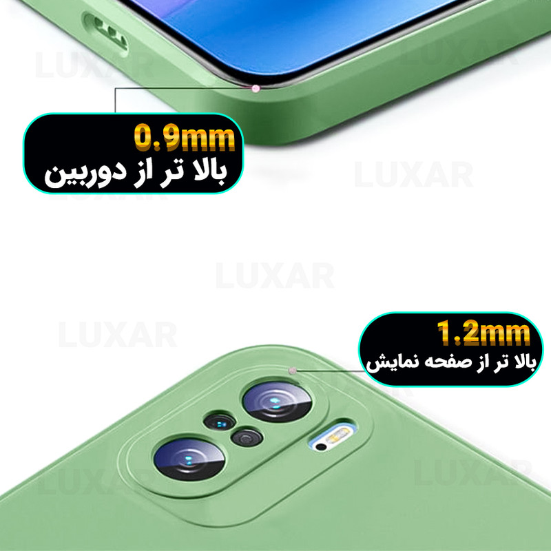 کاور لوکسار مدل k40f3 -silicone10 مناسب برای گوشی موبایل شیائومی K40 / K40 Pro / Poco F3 5G / Mi 11i / Mi 11X Pro / Mi 11 X 