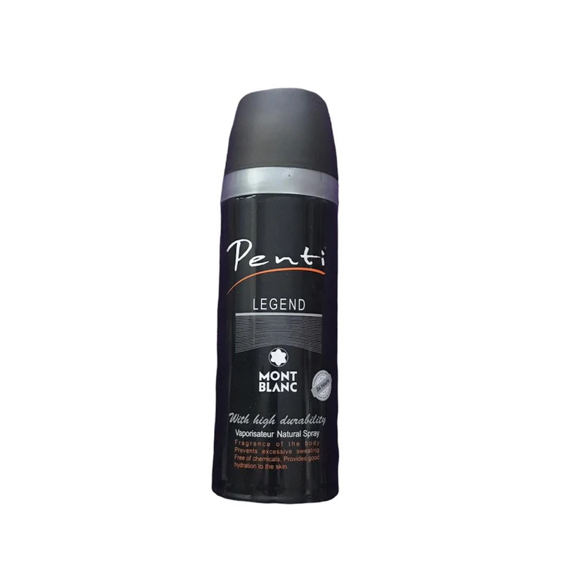 اسپری خوشبو کننده بدن مردانه پنتی مدل montblanc حجم 200 میلی لیتر
