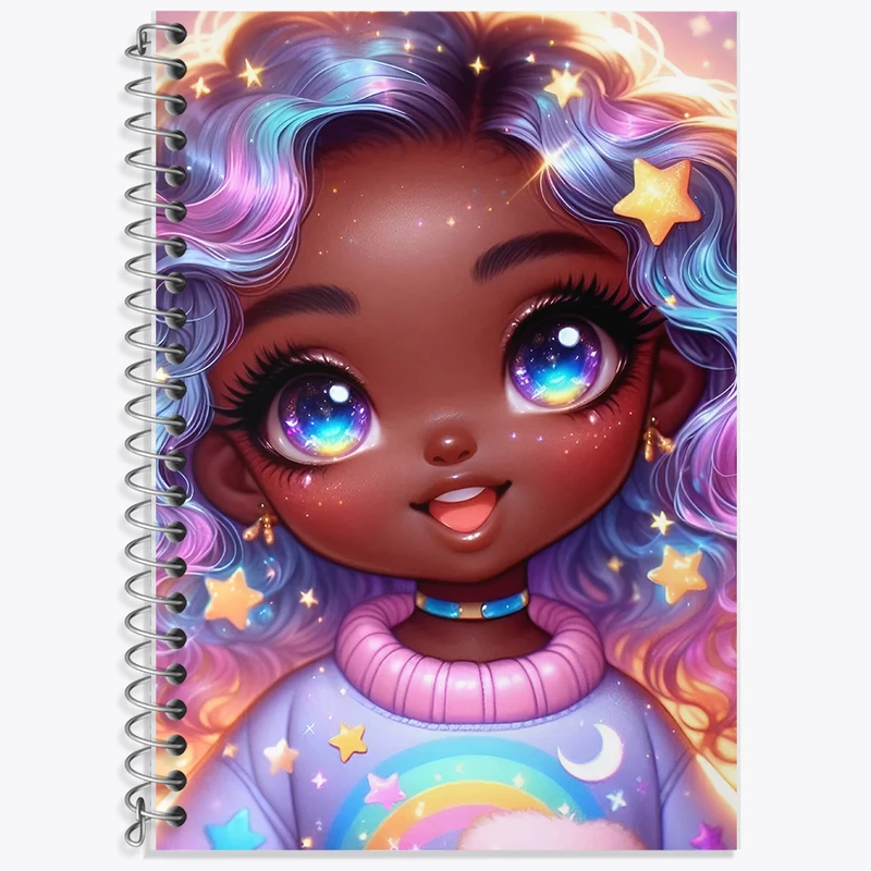 دفتر لغت 50 برگ خندالو طرح دخترانه کیوت کد F6050